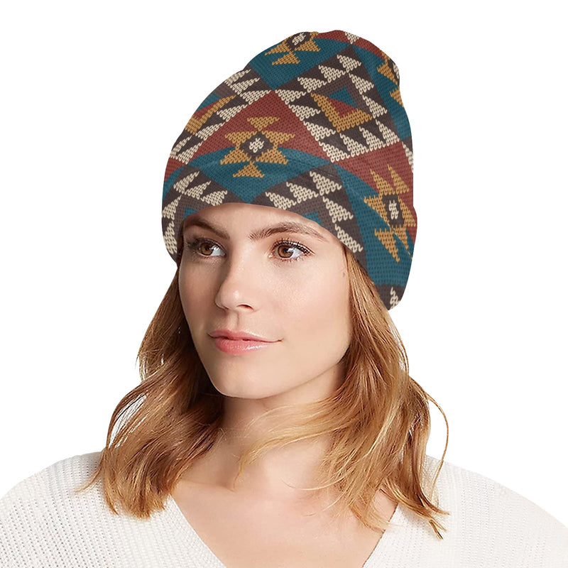 Knit Aztec Tribal Unisex Beanie