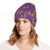 Monarch Butterfly Purple Print Pattern Unisex Beanie