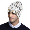 Bull Terriers Pattern Print Design 03 Unisex Beanie