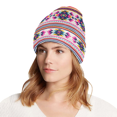 Indian Navajo Neon Themed Design Print Unisex Beanie