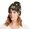 Chicken Pattern Print Design 04 Unisex Beanie