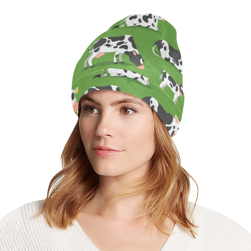 Cow Happy Print Pattern Unisex Beanie