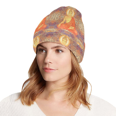 Buddha Indian Colorful Print Unisex Beanie