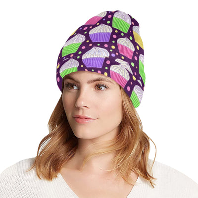 Cupcake Pattern Print Design CP07 Unisex Beanie