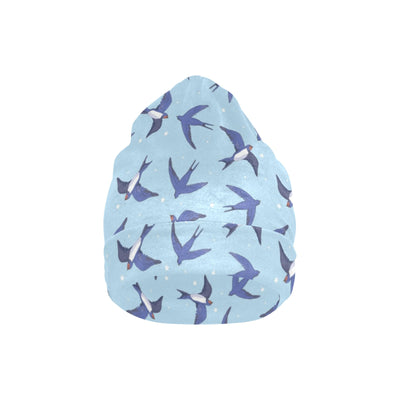 Swallow Bird Pattern Print Design 06 Unisex Beanie