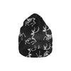 Deer Skeleton Print Pattern Unisex Beanie