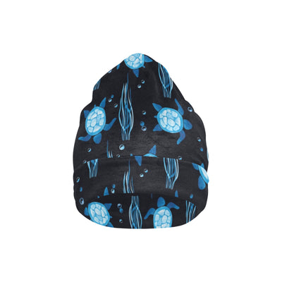 Sea Turtle Print Design LKS3013 Unisex Beanie