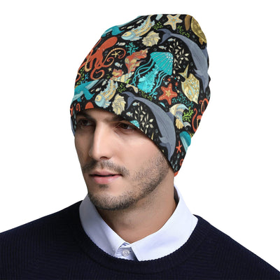 Underwater Animal Print Design LKS301 Unisex Beanie