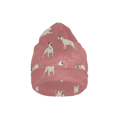 Bull Terriers Pattern Print Design 09 Unisex Beanie