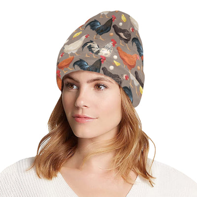 Chicken Evolution Pattern Unisex Beanie