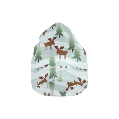 Moose Print Design LKS402 Unisex Beanie