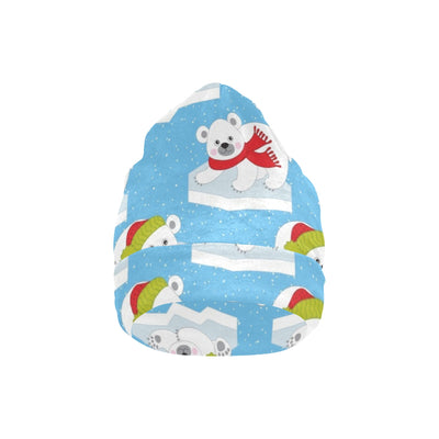 Polar Bear Pattern Print Design PB06 Unisex Beanie