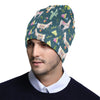 Llama with Cactus Design Print Unisex Beanie