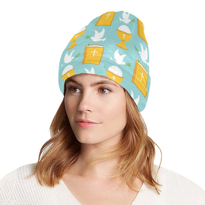 Christian Pattern Print Design 02 Unisex Beanie