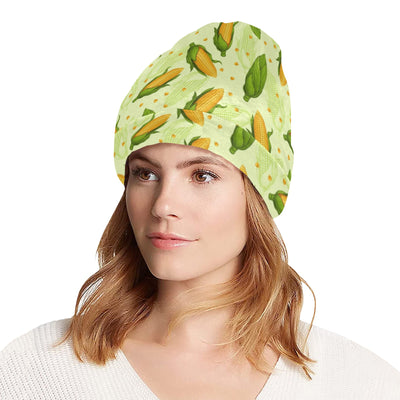 Agricultural Fresh Corn cob Print Pattern Unisex Beanie