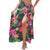 Hibiscus Hawaiian Design Print Pattern Long Beach Sarong Wrap Skirt