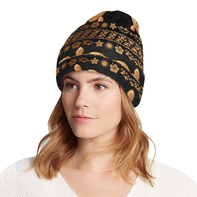 Tribal Sea turtle Polynesian Hawaiian Unisex Beanie