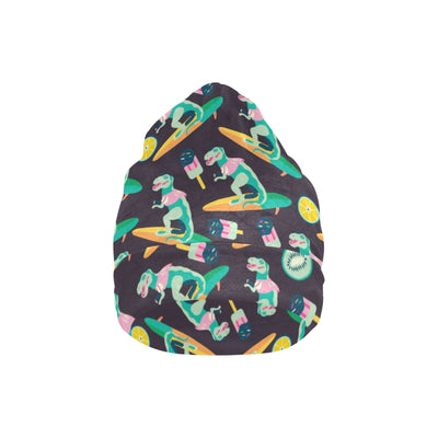 Surfboard T Rex Print Design LKS301 Unisex Beanie