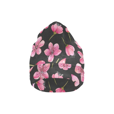 Apple blossom Pattern Print Design AB03 Unisex Beanie