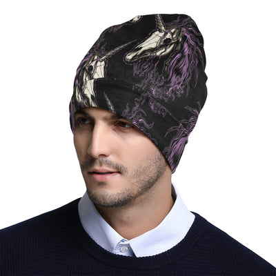 Unicorn Skull head Unisex Beanie