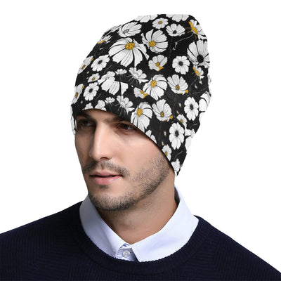 Daisy Pattern Print Design 02 Unisex Beanie