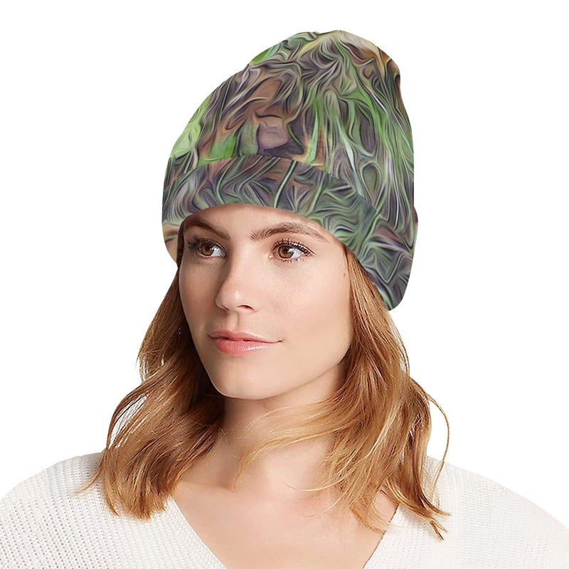 Camouflage Realistic Tree Print Unisex Beanie