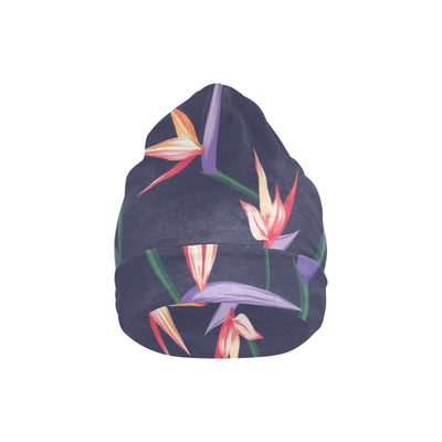 Bird Of Paradise Pattern Print Design BOP015 Unisex Beanie