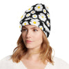 Daisy Pattern Print Design 01 Unisex Beanie