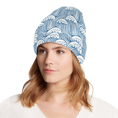 Wave Print Design LKS306 Unisex Beanie