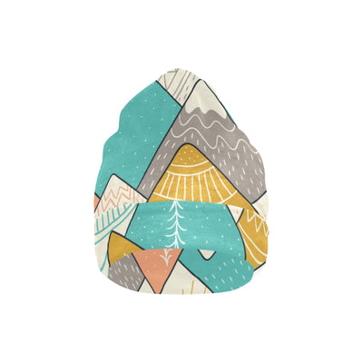 Mountain Pattern Print Design 02 Unisex Beanie