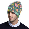 Safari Animal Cartoon Print Design LKS305 Unisex Beanie