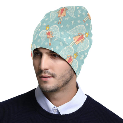 Angel Pattern Print Design 01 Unisex Beanie