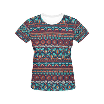 Suzani Print Design LKS302 Women's  T-shirt