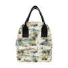 Palm Tree Beach Print Insulated Lunch Bag