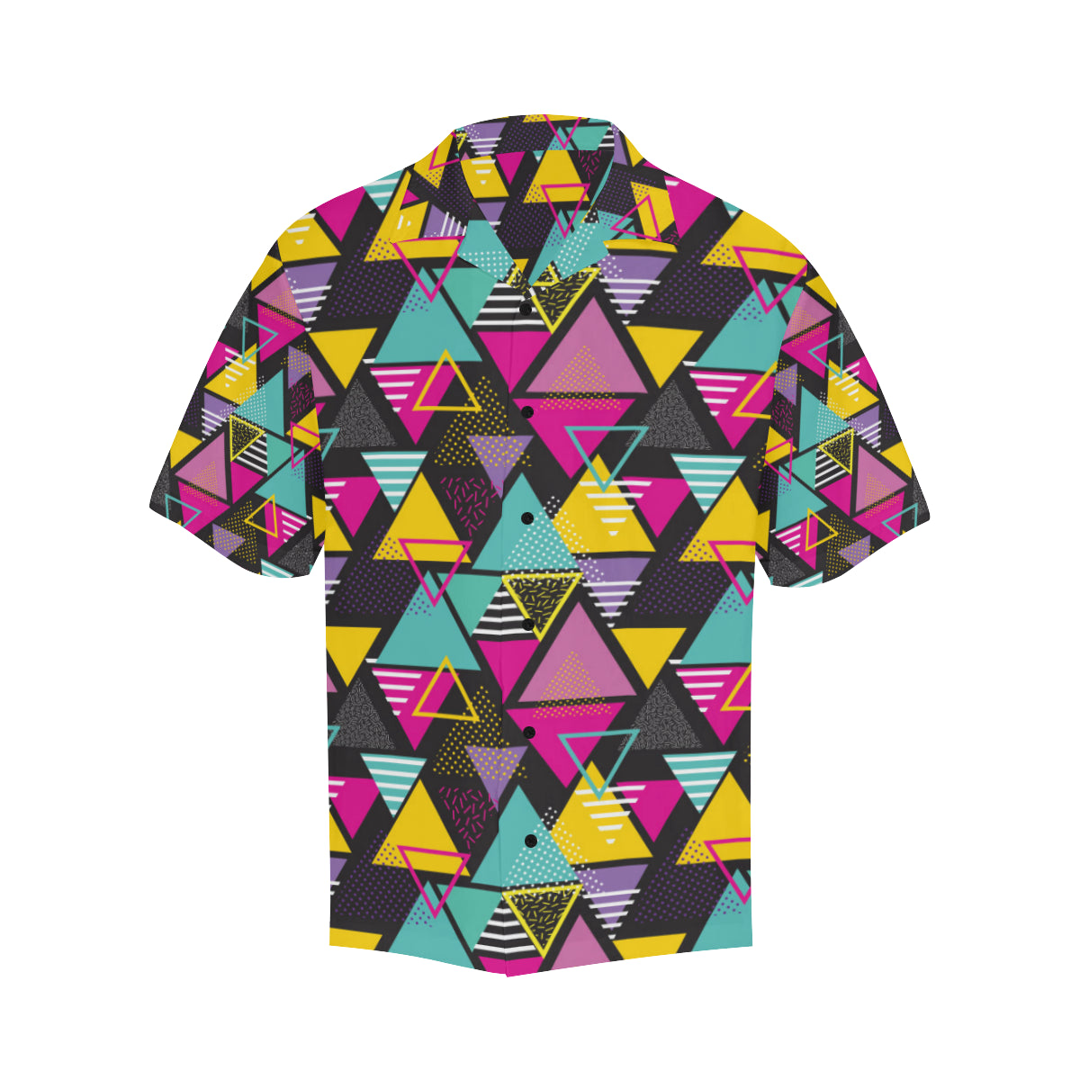 Geometric Colorful Pattern Print Design 02 Men's Hawaiian Shirt