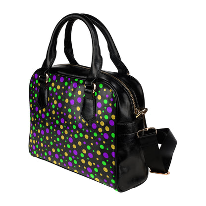 Mardi Gras Pattern Print Design 07 Shoulder Handbag