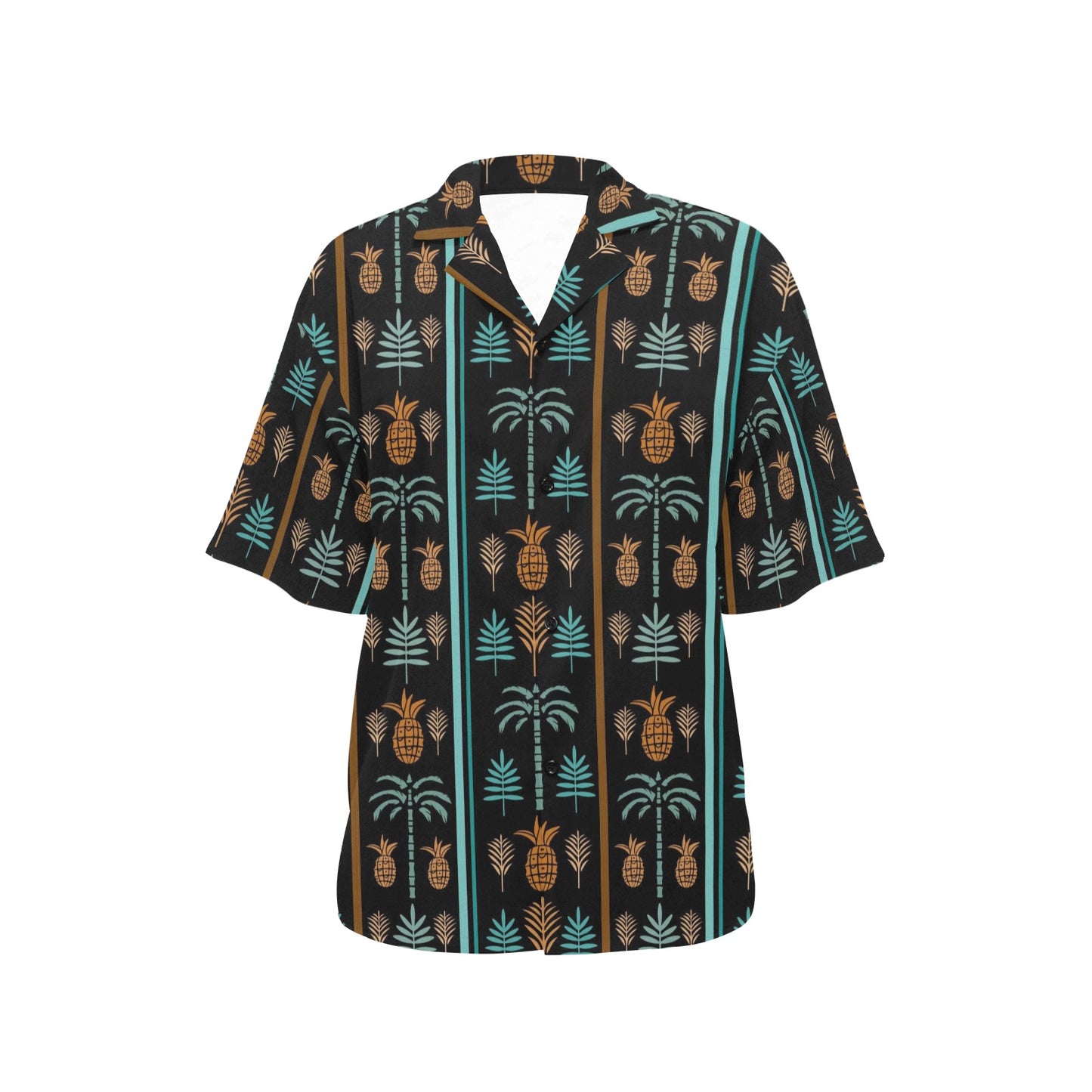Hawaiian Themed Pattern Print Design H023 Women's Hawaiian Shirt