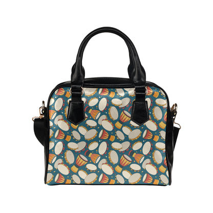 Tambourine Pattern Print Design 01 Shoulder Handbag