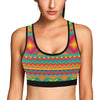 Mexican Pattern Print Design 04 Sports Bra