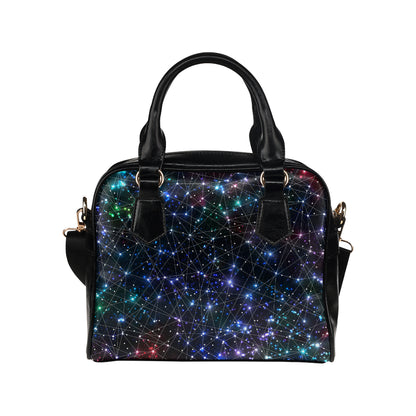 Cosmic Pattern Print Design 01 Shoulder Handbag