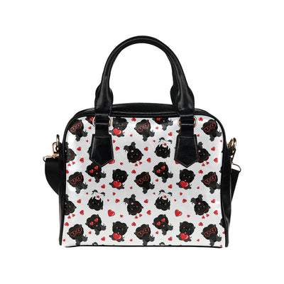 Affenpinscher Pattern Print Design 01 Shoulder Handbag