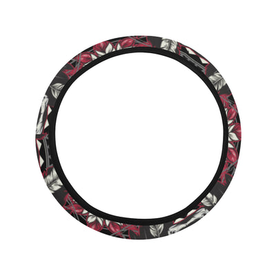 Native Indian Skull Steering Wheel Cover with Elastic Edge