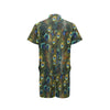 Peacock Feather Pattern Print Design A03 Men's Romper