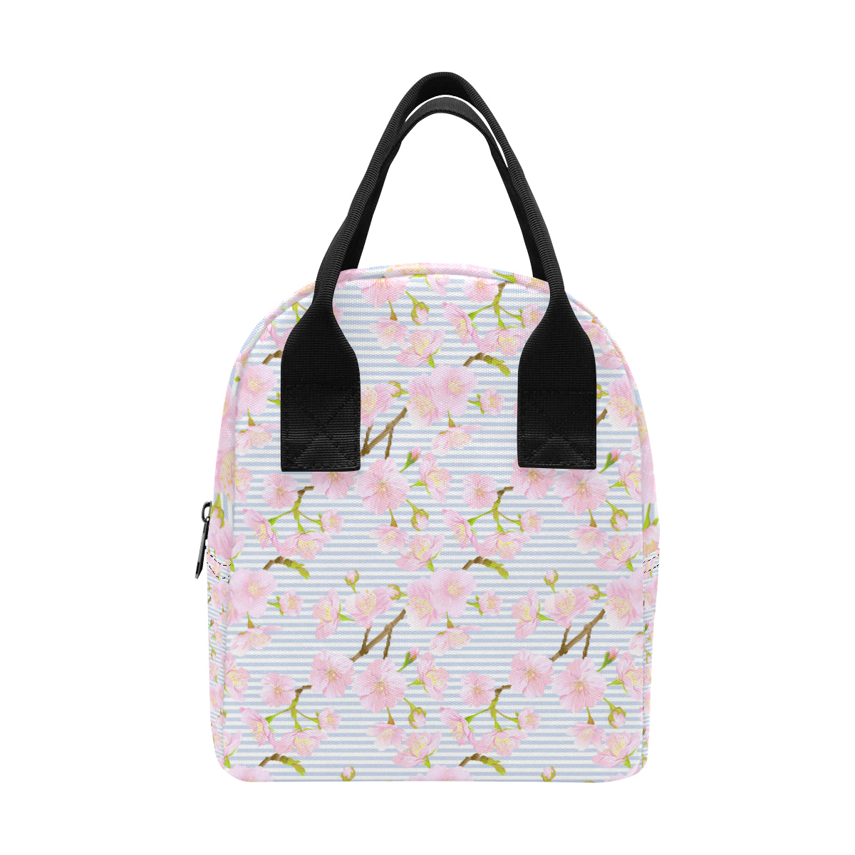 Pink Cherry Blossom Sakura Insulated Lunch Bag