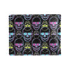 Skull 3D Colorful Print Design LKS309 Men's ID Card Wallet