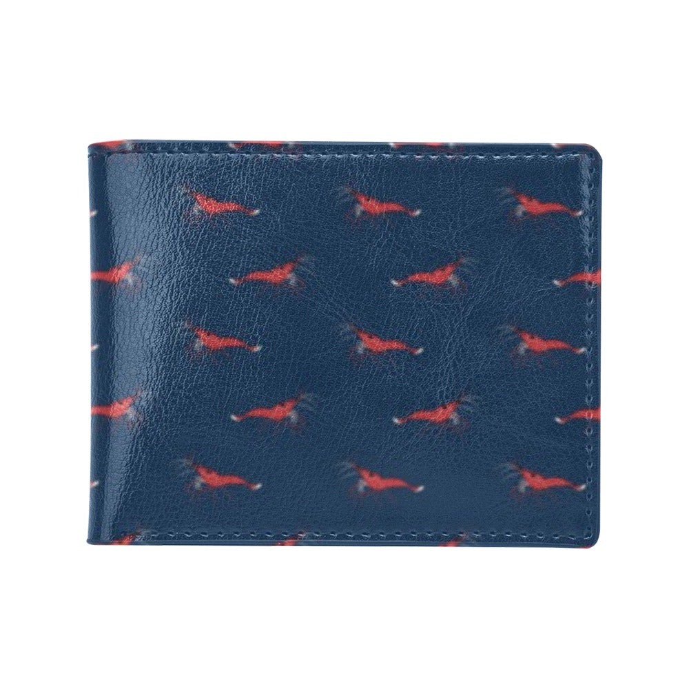 Shrimp Print Design LKS305 Men's ID Card Wallet