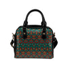 Aztec Pattern Print Design 04 Shoulder Handbag