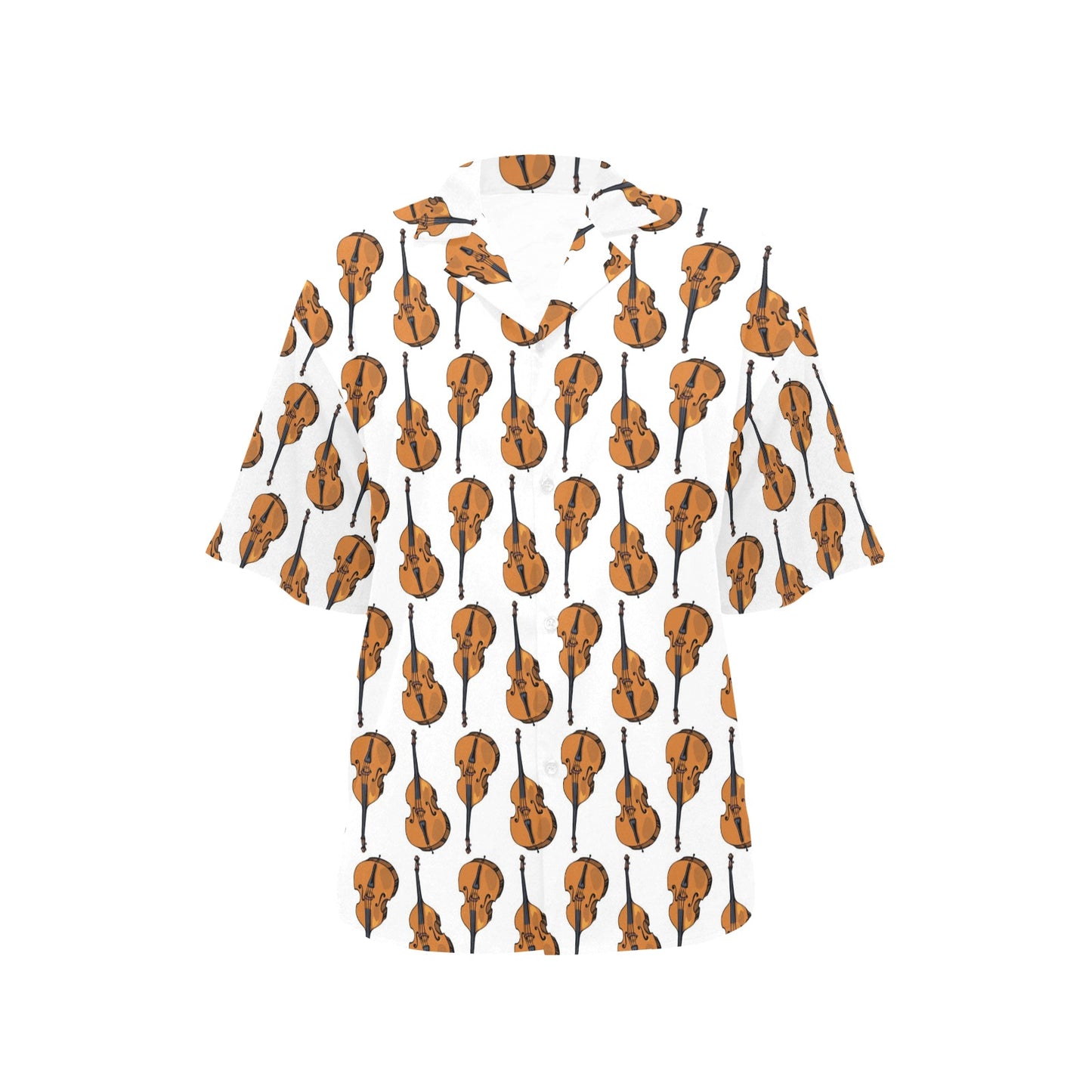 Cello Print Design LKS403 Women's Hawaiian Shirt