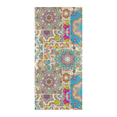 Patchwork Print Design LKS402 Beach Towel 32" x 71"