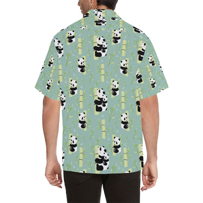 Panda Pattern Print Design A03 Men's Hawaiian Shirt